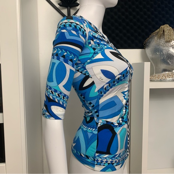 Emilio Pucci | Tops | Emilio Pucci Stretch Top | Poshmark